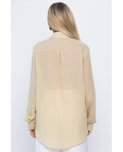 Рубашка Воздушное настроение (бежевая) Б15400-7М