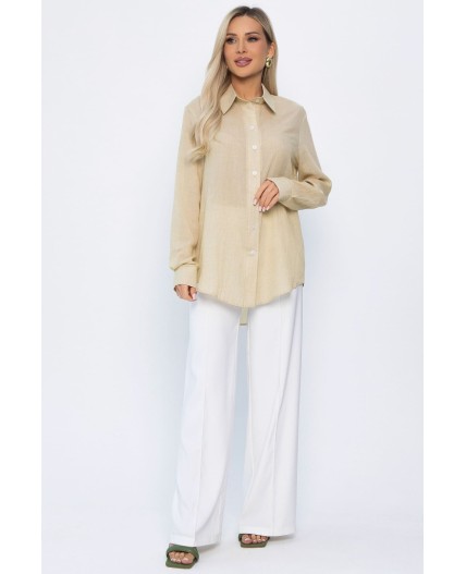Рубашка Воздушное настроение (бежевая) Б15400-7М