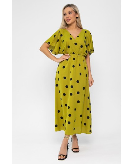 Платье Летнее настроение (лайм) П15468-7М