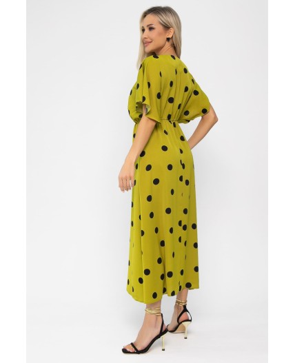 Платье Летнее настроение (лайм) П15468-7М