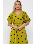 Платье Летнее настроение (лайм) П15468-7М