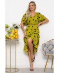 Платье Летнее настроение (лайм) П15468-7М