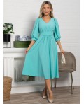 Платье Мадлен (бирюзовое) П15466-18М