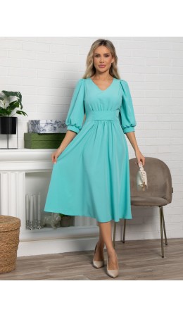 Платье Мадлен (бирюзовое) П15466-18М