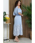 Платье Разбивая сердца (голубое) П15471-7М