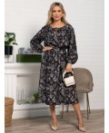 Платье Аура (черное) П15385-10М