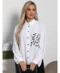 Рубашка Паола (белая) Б15480-8М