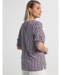 Блуза Альбера (сиреневая) Б15518-30М
