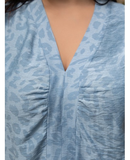 Блуза Влада (джинс) Б15530-1М