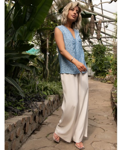 Блуза Влада (джинс) Б15530-1М