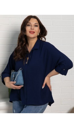 Блуза Серенада (синий) Б15552-24М