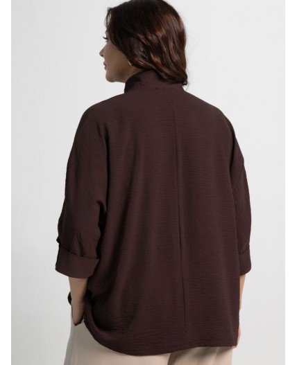 Блуза Серенада (шоколад) Б15553-24М