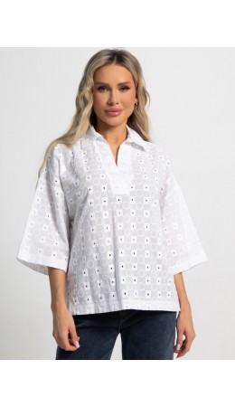Блуза Ветерок (белая) Б15556-16М