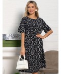 Платье Ронда (черное) П14390-16М