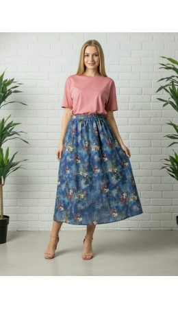 Юбка Льюис (синяя) Ю15574-10М