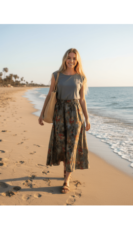 Юбка Льюис (зеленая) Ю15575-10М