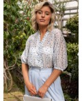 Блуза Агния (белая) Б15488-45М