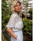 Блуза Агния (белая) Б15488-45М