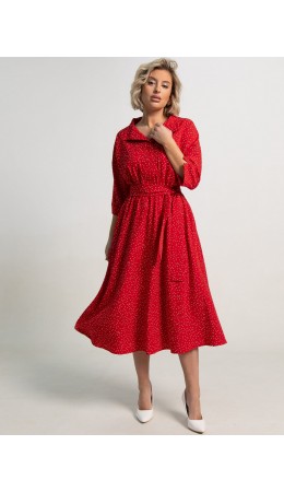 Платье Доминанта (красное) П15637-16М