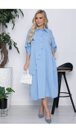 Платье Индира (голубое) П15684-5М
