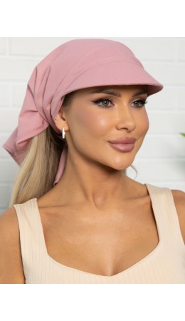Косынка с козырьком (розовая) КК70-23М