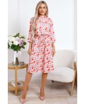 Платье Одиссея (красно-розовое) П15845-45М