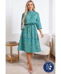 Платье Одиссея (зеленое) П15844-45М