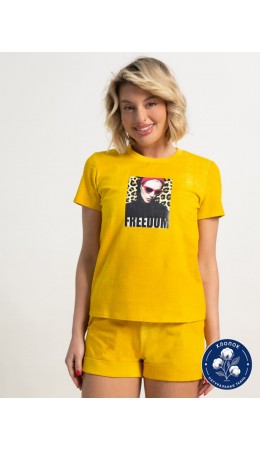 Костюм с шортами Тео (желтый) К15670-50М