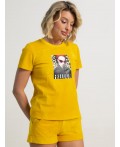 Костюм с шортами Тео (желтый) К15670-50М