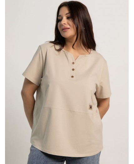 Блуза Светлый горизонт (бежевая) Б15690-18М