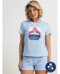 Костюм с шортами Тео (голубой) К15672-50М