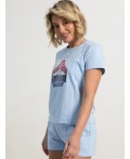 Костюм с шортами Тео (голубой) К15672-50М