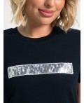 Футболка Тиана (темно-синяя) Б15868-50М