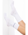 Носки LT Collection (белые/синяя надпись) Н03