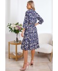Платье Одиссея (сине-белый) П15881-45М