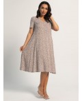 Платье Мисс Романтика (кофе с молоком) П16064-25М