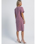 Платье Нотки лета (брусничное) П16149-19М
