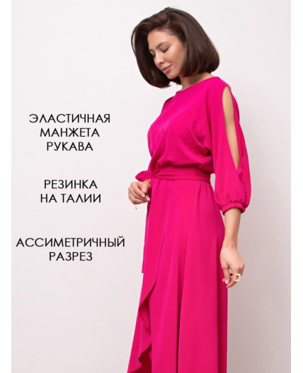 Платье Танго вдвоем (фуксия) П16368-1М