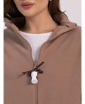 Костюм на молнии Лама (бежевый) К16460-10М
