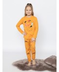 Пижама для девочки (джемпер, брюки) Охра