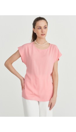 блузка жен. розовый