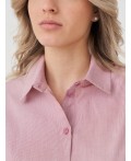 блузка жен. розовый, полоса