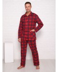 Пижама с брюками Красный