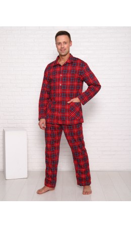 Пижама с брюками Красный