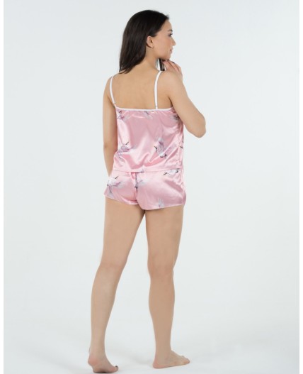 Пижама женская с шортами 8006 Розовый