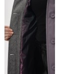 Пальто Скарлет серо-фиолетовый