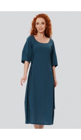 Платье Виллар сине-зеленый