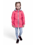Куртка для девочки Smail (Softshell) детская Розовый/голубой