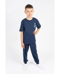 Пижама для мальчика Т.синий