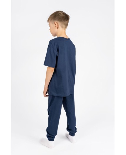 Пижама для мальчика Т.синий